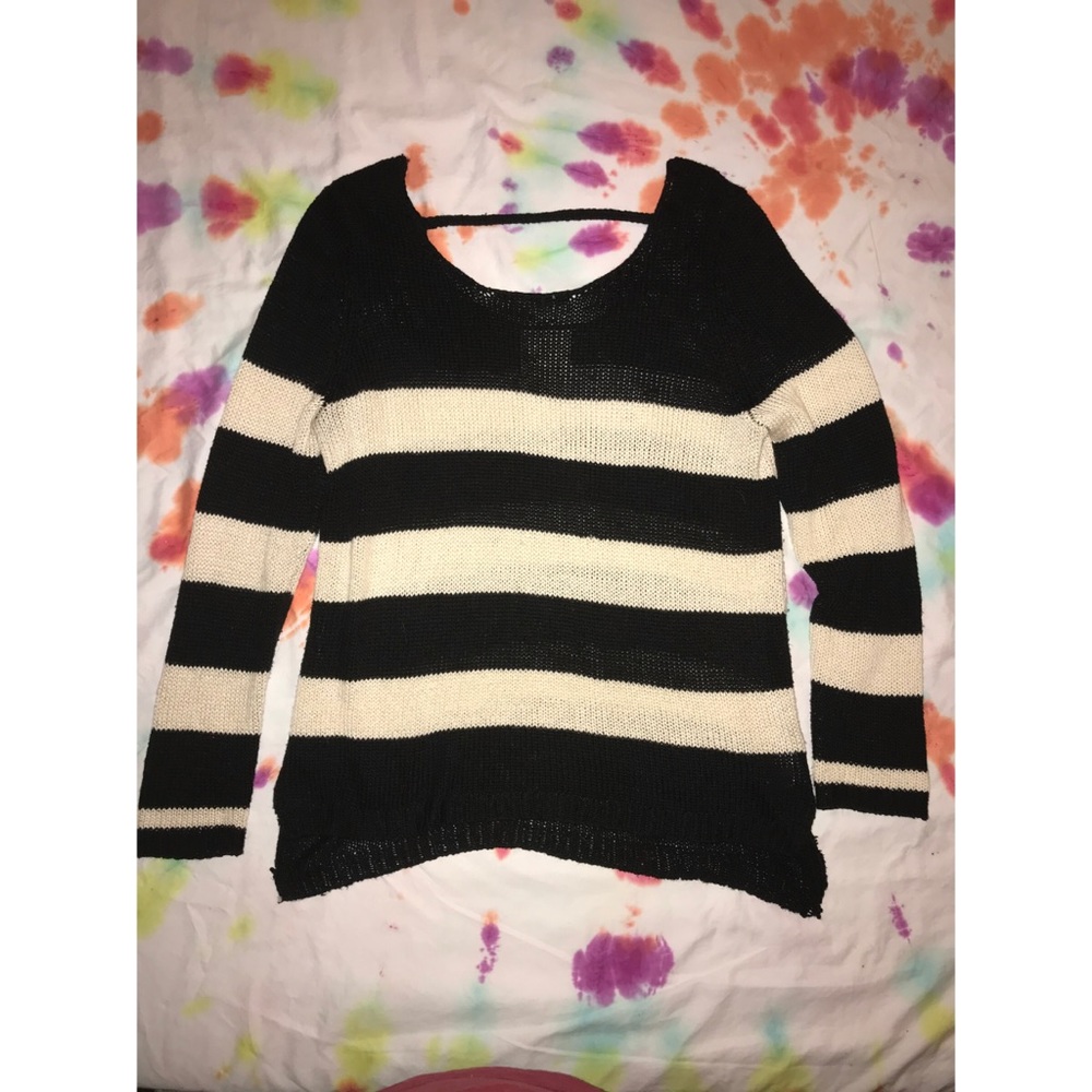 Open Back Sweater
